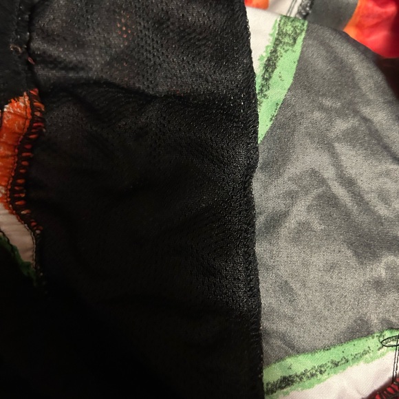 No Boundaries Red and Green Watermelon Swimming trunks - Picture 4 of 4